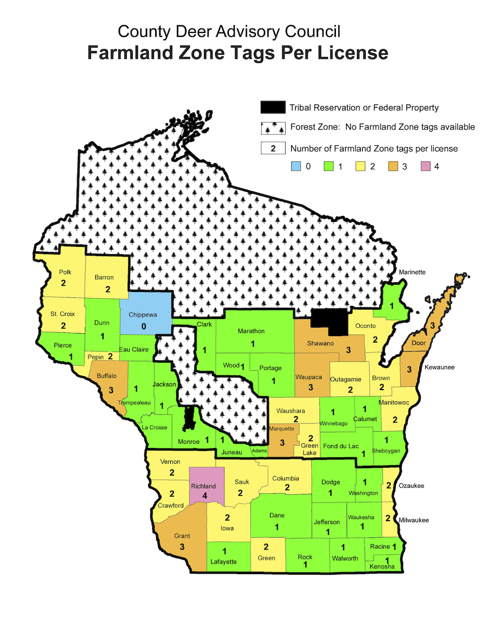Drydenwire CountybyCounty Proposals For Fall Deer Seasons