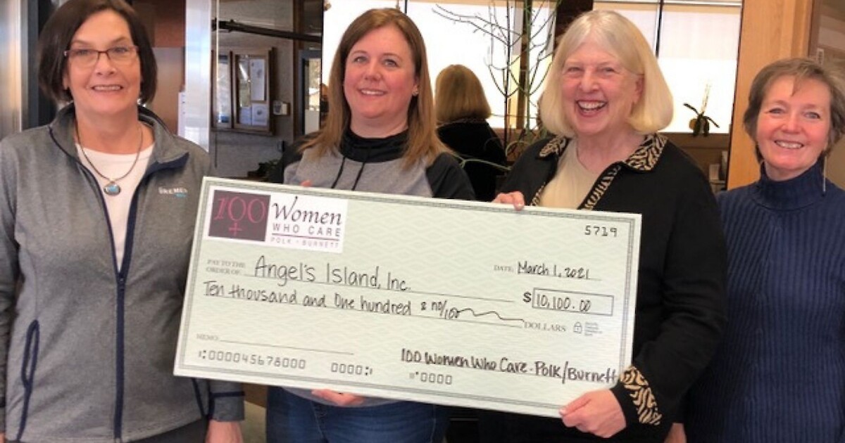 '100 Women Who Care - Polk/Burnett' Donate to Angels Island, Inc ...