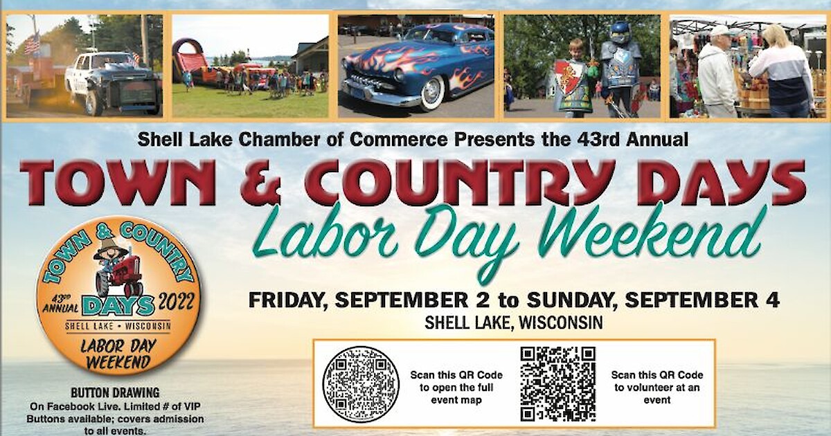 Shell Lake’s 43rd Annual Town & Country Days List Of Events Recent