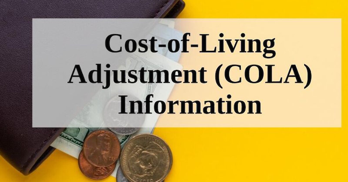 CostOfLiving Adjustment Information For 2024 Recent News