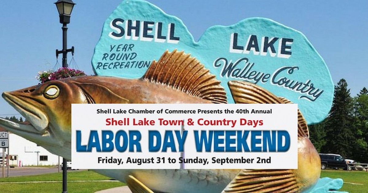 List of Events for 40th Annual Shell Lake Town & Country Days Recent